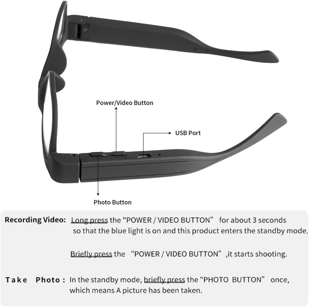 SmartPro - Smart Recording Glasses